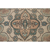 Distressed Tabriz Persian Vintage Rug Hand-Knotted Bedroom Wool Carpet - 6'7" x 9'6"
