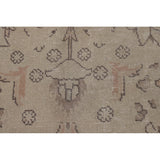 Distressed Tabriz Persian Vintage Rug Hand-Knotted Floral Wool Carpet - 10'0"x 12'11"
