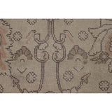 Distressed Tabriz Persian Vintage Rug Hand-Knotted Floral Wool Carpet - 10'0"x 12'11"