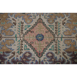 Distressed Tabriz Persian Vintage Rug Handmade Traditional Wool Carpet - 9'3" x 11'10"