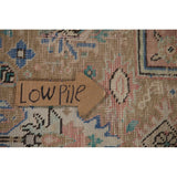 Distressed Tabriz Persian Vintage Rug Handmade Traditional Wool Carpet - 9'3" x 11'10"