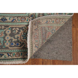 Distressed Tabriz Persian Vintage Rug Handmade Traditional Wool Carpet - 9'3" x 11'10"