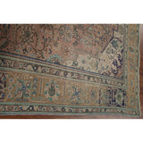 Distressed Tabriz Persian Vintage Rug Handmade Traditional Wool Carpet - 9'3" x 11'10"