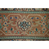 Distressed Tabriz Persian Vintage Rug Handmade Traditional Wool Carpet - 9'3" x 11'10"