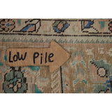 Distressed Tabriz Persian Vintage Rug Handmade Traditional Wool Carpet - 9'3" x 11'10"