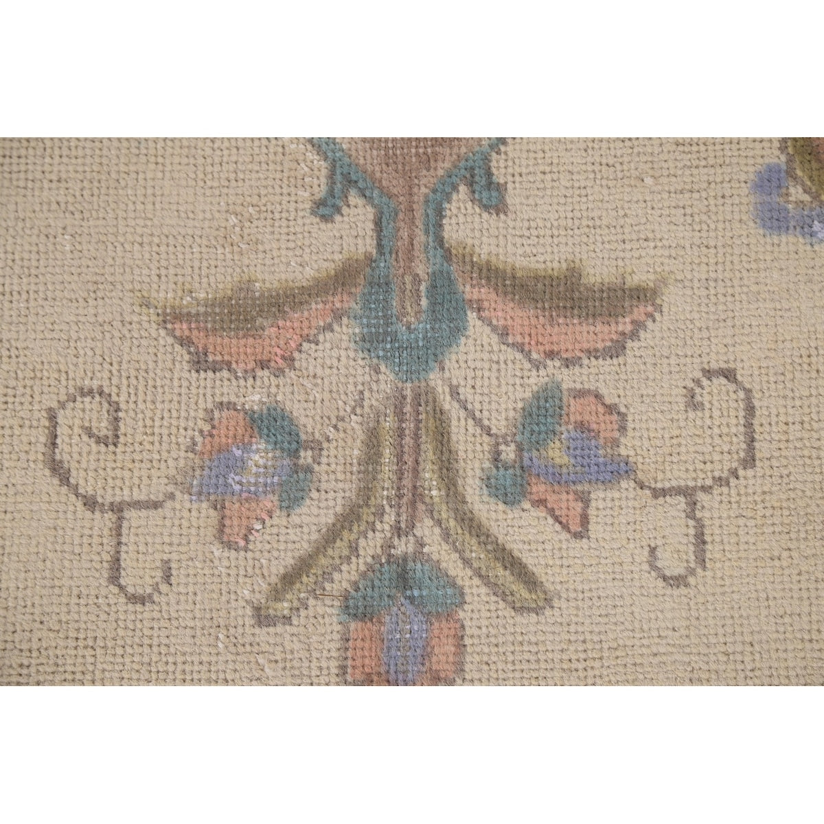 Distressed Tabriz Persian Vintage Rug Handmade Wool Carpet - 8'2"x 10'8"