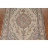 Distressed Tabriz Persian Vintage Rug Handmade Wool Carpet - 8'2"x 10'8"