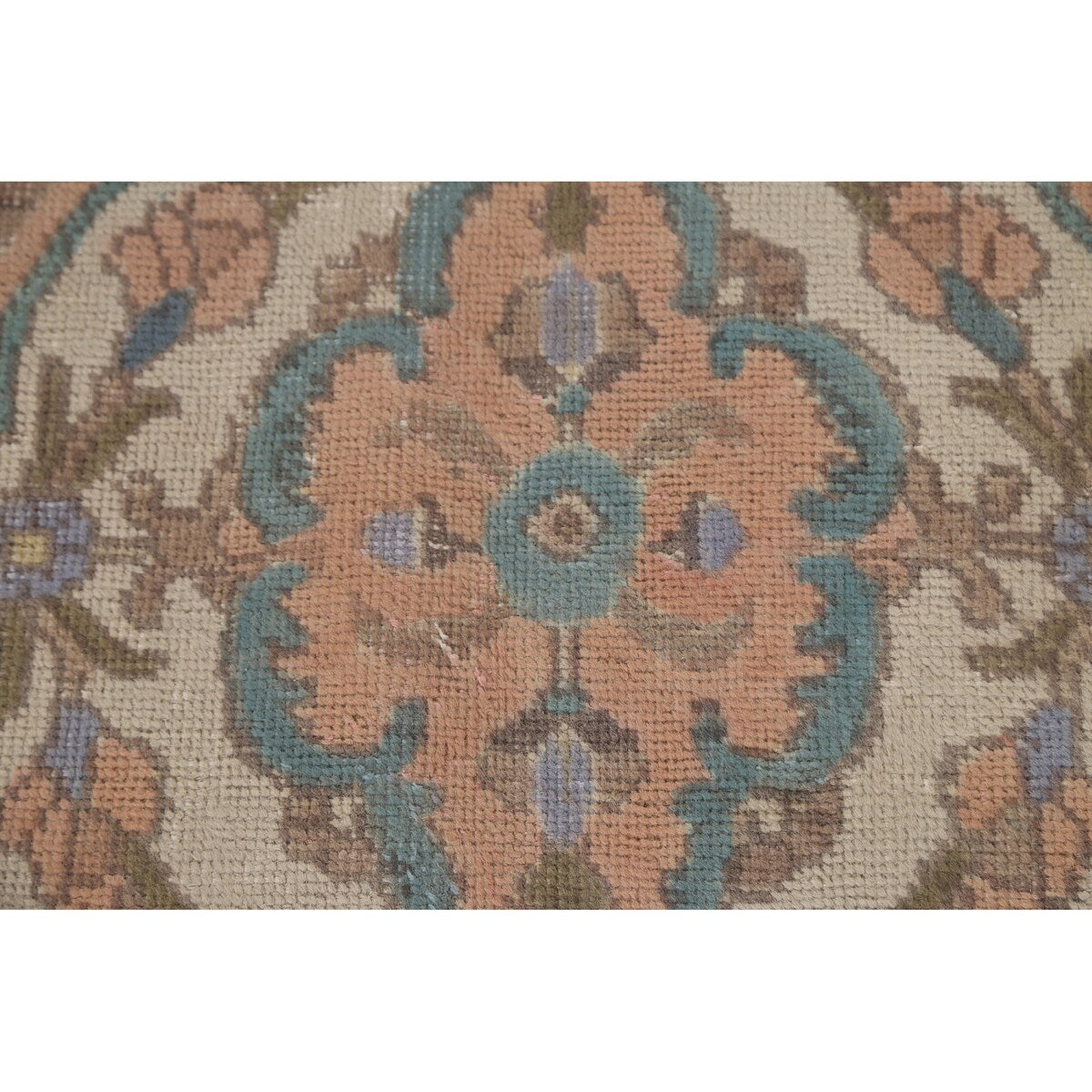 Distressed Tabriz Persian Vintage Rug Handmade Wool Carpet - 8'2"x 10'8"