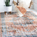 World Rug Gallery Distressed Traditional Machine Washable Area Rug