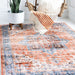 World Rug Gallery Distressed Traditional Machine Washable Area Rug