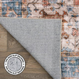 World Rug Gallery Distressed Traditional Machine Washable Area Rug
