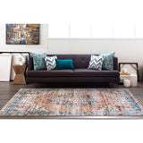 World Rug Gallery Distressed Traditional Machine Washable Area Rug