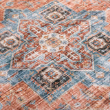 World Rug Gallery Distressed Traditional Machine Washable Area Rug