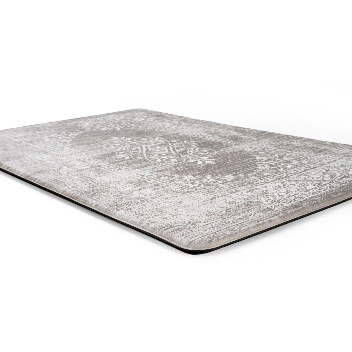 World Rug Gallery Distressed Traditional Vintage Design Anti Fatigue Standing Mat