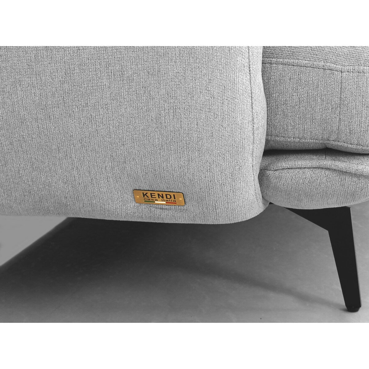 Divani Casa Dolly Modern Light Grey Loveseat