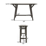 Divo Rubberwood Console Table by Christopher Knight Home