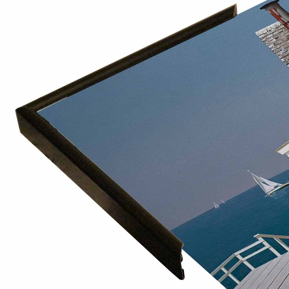 Dock House-ZHELU140156 Framed Print 12"x16" by Zhen-Huan Lu