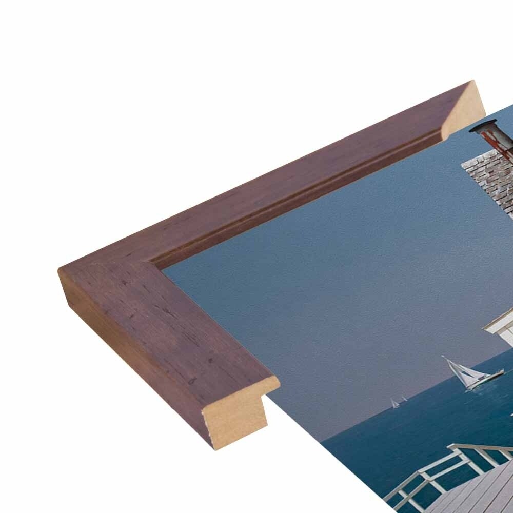 Dock House-ZHELU140156 Framed Print 12"x16" by Zhen-Huan Lu