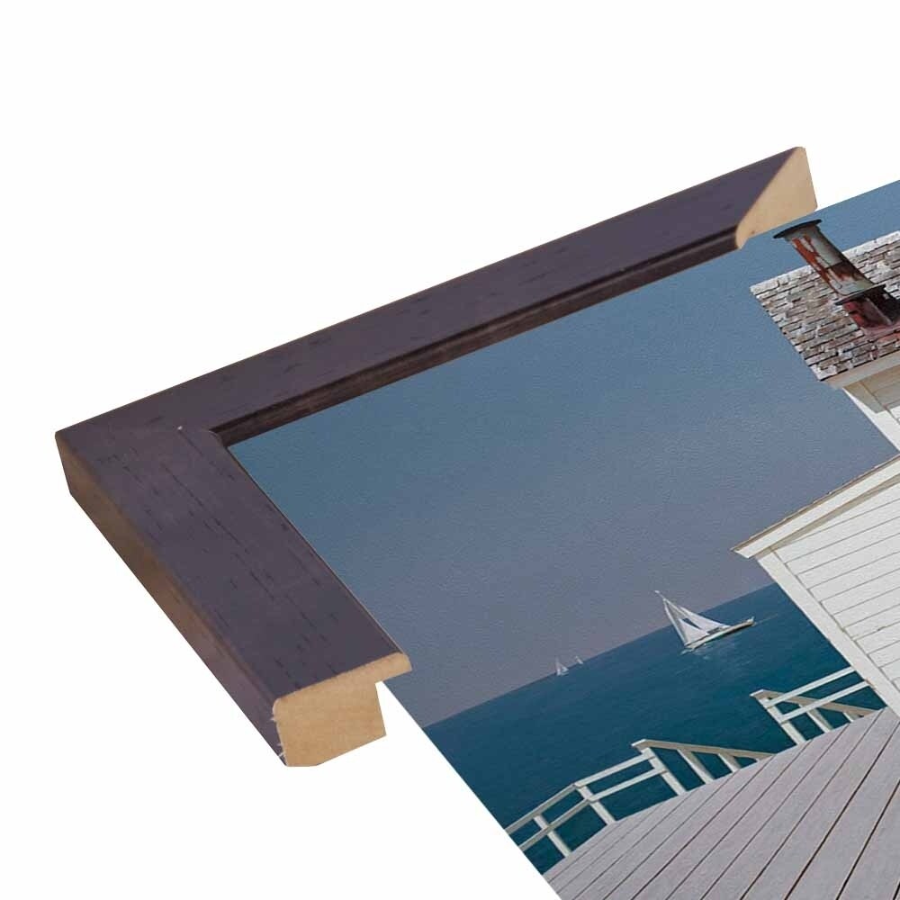 Dock House-ZHELU140156 Framed Print 12"x16" by Zhen-Huan Lu