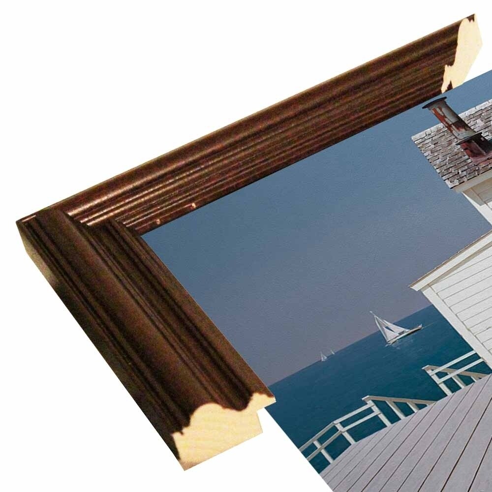 Dock House-ZHELU140156 Framed Print 12"x16" by Zhen-Huan Lu