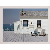 Dock House-ZHELU140156 Framed Print 12"x16" by Zhen-Huan Lu