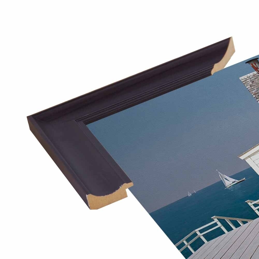 Dock House-ZHELU140156 Framed Print 12"x16" by Zhen-Huan Lu