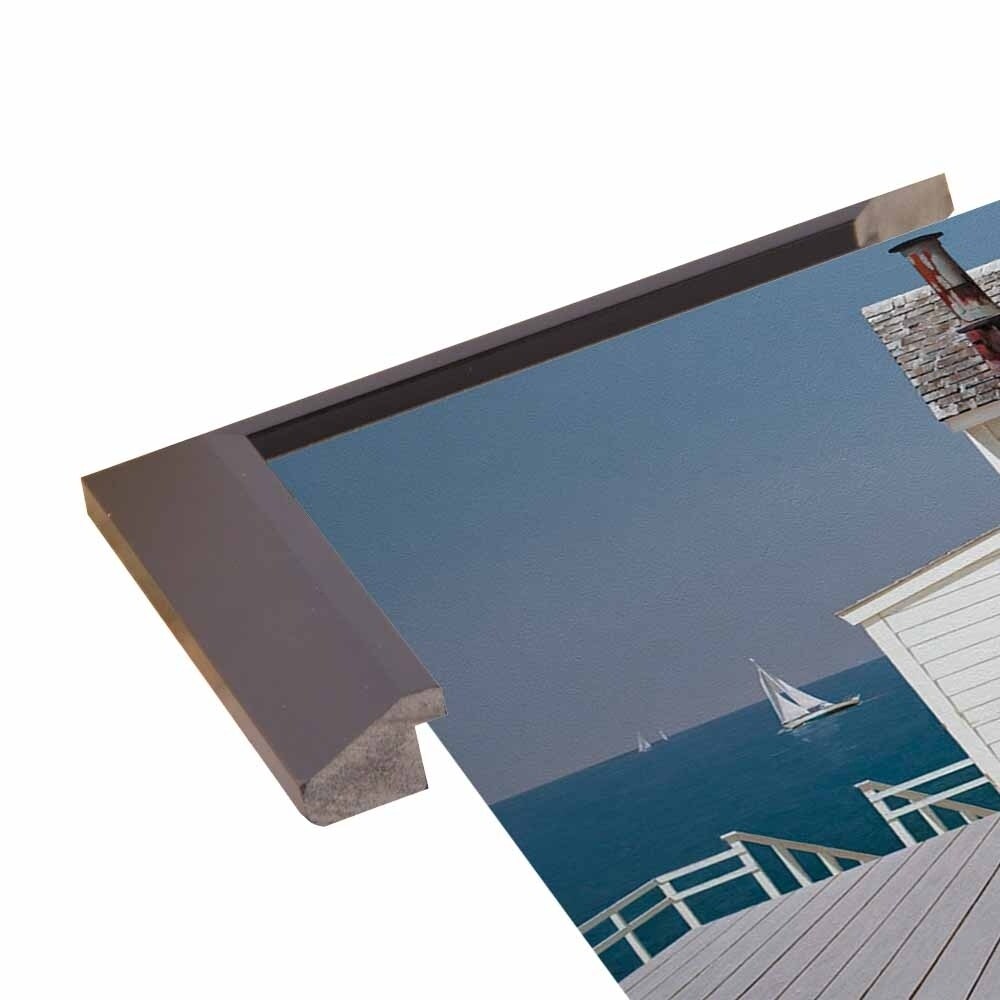 Dock House-ZHELU140156 Framed Print 12"x16" by Zhen-Huan Lu