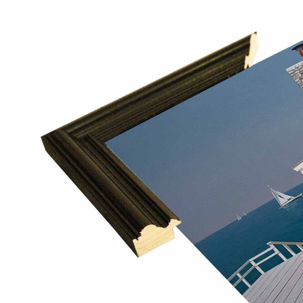 Dock House-ZHELU140156 Framed Print 12"x16" by Zhen-Huan Lu