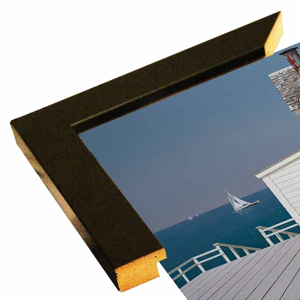 Dock House-ZHELU140156 Framed Print 12"x16" by Zhen-Huan Lu
