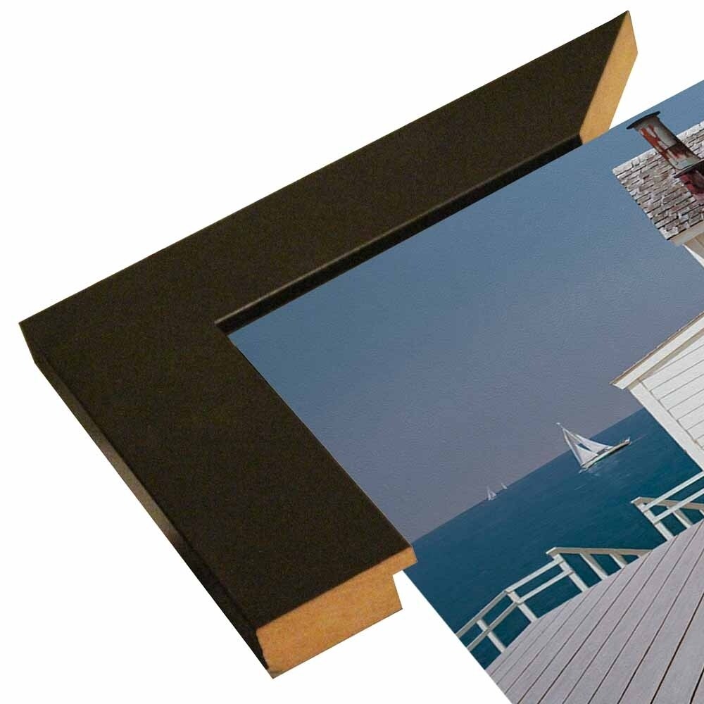 Dock House-ZHELU140156 Framed Print 12"x16" by Zhen-Huan Lu