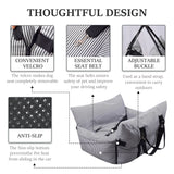 WOWMAX Dog Car Booster Seat Pet Carrier