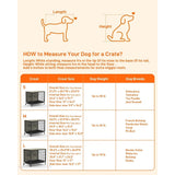 Dog Crate Furniture, Removable Tray and Wheels