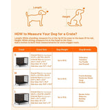 Dog Crate Furniture, Removable Tray and Wheels