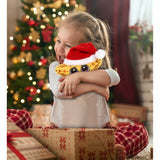 DolliBu Santa Starfish Stuffed Animal Plush Toy with Santa Hat Outfit - 6.3 inches
