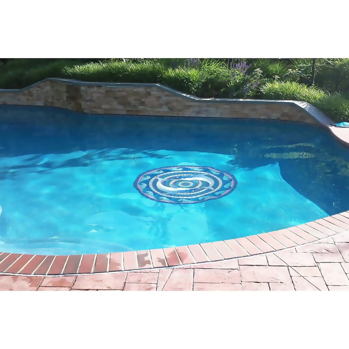 Dolphin Decorative Pool Mat - Pool Art