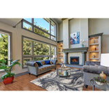 Domani Globe Modern Abstract Pattern Area Rug