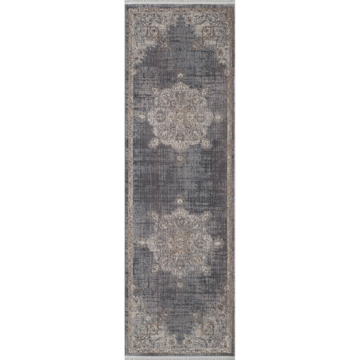 Domani Greige Vintage Medallion Area Rug