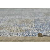 Domani Jay Distressed Modern Grey Area Rug