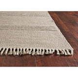 Domani Oahu Natural Bohemian Wool Hand-Woven Area Rug