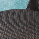 Dominica Outdoor 5-piece Wicker 41-inch Round Bar Set with Cushions by Christopher Knight Home
