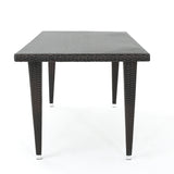 Dominica Outdoor 73.5-inch Rectangular Wicker Dining Table by Christopher Knight Home - 73.50 x 33.50 x 29.00