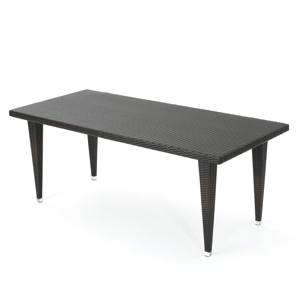 Dominica Outdoor 73.5-inch Rectangular Wicker Dining Table by Christopher Knight Home - 73.50 x 33.50 x 29.00