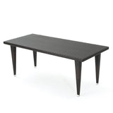 Dominica Outdoor 73.5-inch Rectangular Wicker Dining Table by Christopher Knight Home - 73.50 x 33.50 x 29.00