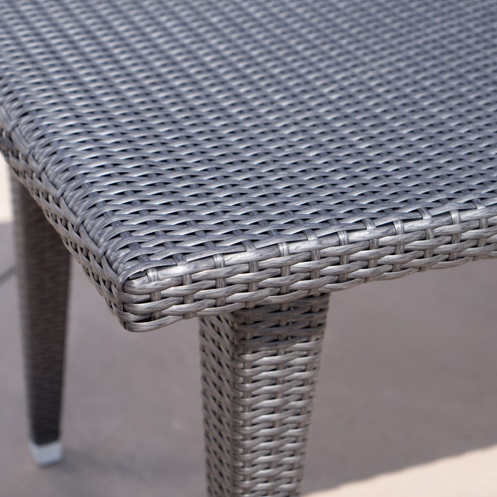 Dominica Outdoor 73.5-inch Rectangular Wicker Dining Table by Christopher Knight Home - 73.50 x 33.50 x 29.00
