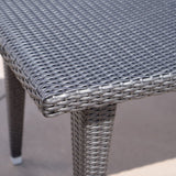 Dominica Outdoor 73.5-inch Rectangular Wicker Dining Table by Christopher Knight Home - 73.50 x 33.50 x 29.00