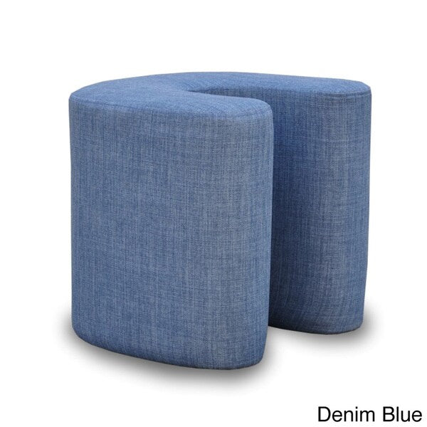 Domino Linen U-Shaped Ottoman
