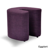 Domino Linen U-Shaped Ottoman