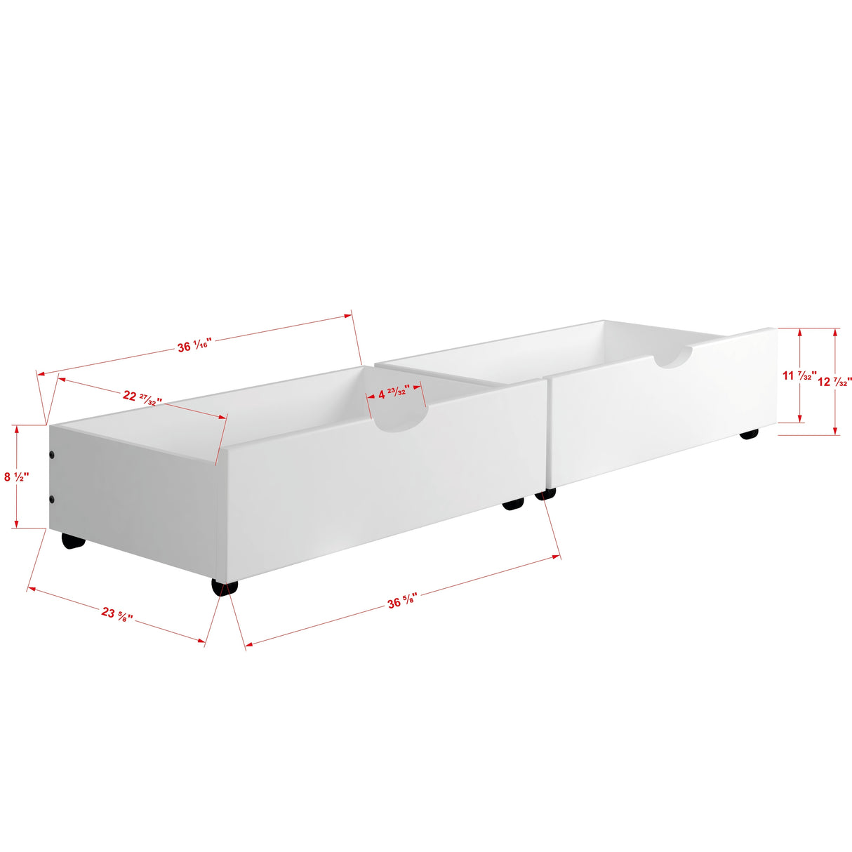 Donco Kids Arch Mission Stairway White Twin Bunk Bed with Underbed Drawers