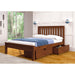 Donco Kids Full Size Contempo Bed with Dual Under Bed Drawers