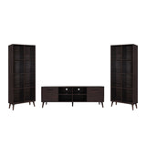 Doneva Rubberwood 3-piece Entertainment Set by Christopher Knight Home